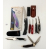 Image 1 : LOT OF 8 - FOLDING KNIVES & MULTI-TOOLS