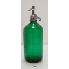 Image 4 : NEW LONDON BOTTLING - EMERALD GREEN ACID-ETCHED - SYPHON BOTTLE