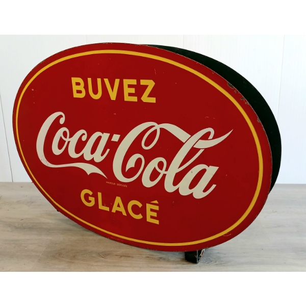 BUVEZ COCA-COLA GLACE STORE DISPLAY TOPPER