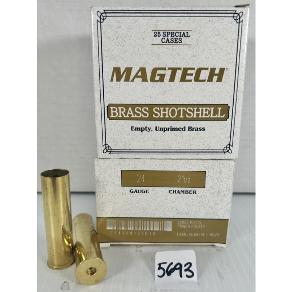BRASS: 50X MAGTECH 24 GA 2-1/2 IN - AS NEW