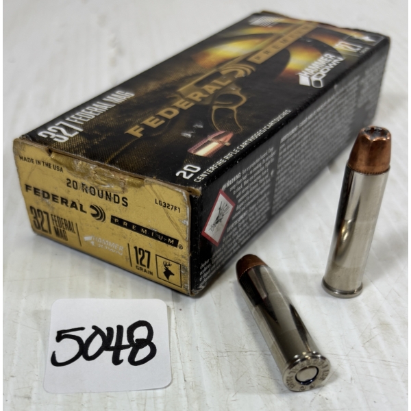 AMMO: 19X FEDERAL .327 FED MAG - 127GR