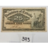 Image 1 : 1900 DOMINION OF CANADA 25 CENT SHINPLASTER