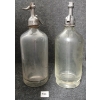 Image 3 : LOT OF 2 - LION SELTZER WKS. & H. BAYER & CO. - CLEAR ACID-ETCHED - 26OZ SELTZER BOTTLES