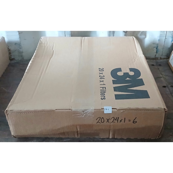 LOT OF 6 - 20 X 24 X 1IN FURNACE AIR FILTERS - AS NEW