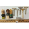 Image 2 : LOT OF 9 - VINTAGE RAZORS, SCHICK INJECTOR BLADES & BRUSHES - INCL GILLETE, VALET & EVERSHARP SCHICK