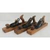 Image 1 : LOT OF 3 - TRANSITIONED WOOD BASE HAND PLANES - INCL UNION NO. 537 & OHIO NO. 359 ETC