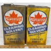 Image 1 : LOT OF 2 - SUPERTEST CLEANING SOLVENT GAL CANS