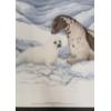 Image 3 : "GENTLE MOMENTS - HARP SEALS" BY CHRISTINE MARSHALL (PRS CDN ARTIST) - PRINT
