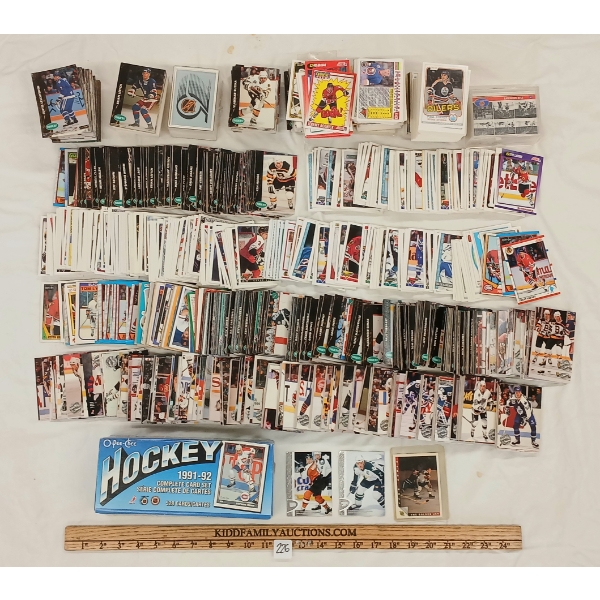QTY OF 1990'S HOCKEY CARDS - PARKHURST, OPC, SCORE, ETC