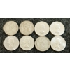 Image 2 : LOT OF 8 - 1965-1981 CDN 25 CENT COINS