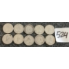 Image 2 : LOT OF 10 - 1943-1965 CDN 10 CENT COINS