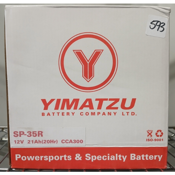 YIMATZU POWER SPORT SP-35R 12V BATTERY