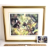 Image 2 : "BERRIES ALONG THE LAKE ROAD" BY LINDA HETHERINGTON (PRS CDN ARTIST) - FRAMED OIL ON CANVAS
