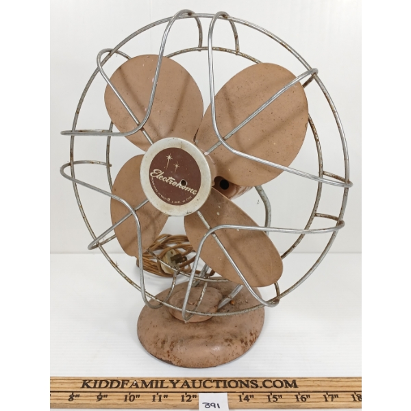 ELECTROHOME CAGED TABLE FAN
