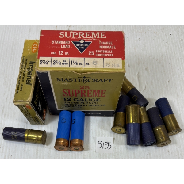 AMMO: 36 X MIXED 12 GA 2 3/4 INCH 
