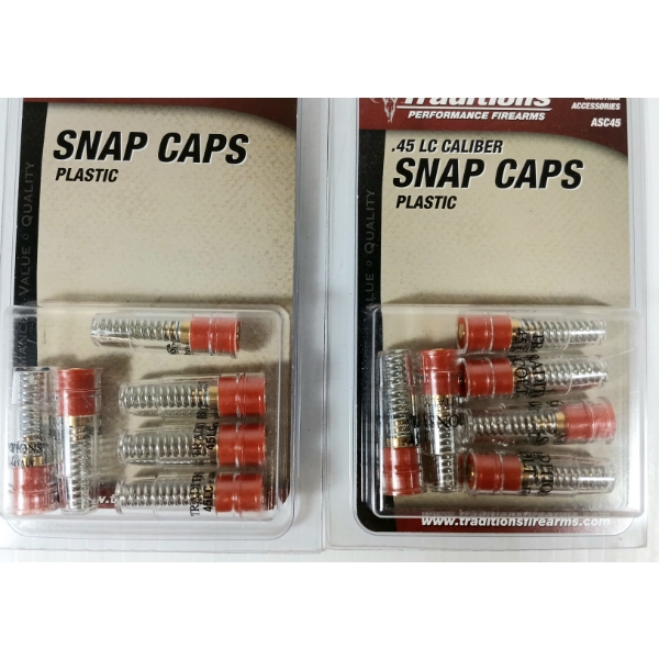 LOT OF 2 - TRADITIONS .45 LC SNAP CAPS