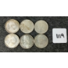 Image 2 : LOT OF 6 - 1967 CDN SILVER 25 CENT COINS