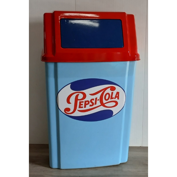 PEPSI-COLA TRASHCAN - RESTORED