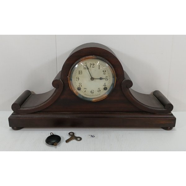A. PEQUEGNAT "LONDON" 8 DAY MANTEL CLOCK