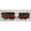 Image 4 : LOT OF 2 - AMERICAN FLYER PREWAR TIN TRAIN CARS