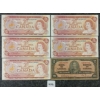 Image 1 : LOT OF 6 - 1937-1974 CDN $2 BANKNOTES - INCL UNCIRCULATED