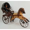 Image 4 : CARVED & CAST IRON HORSE DRAWN CARRIAGE