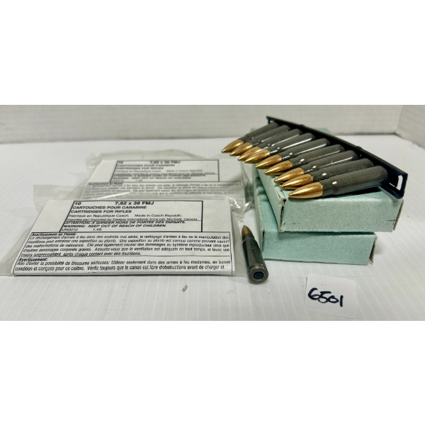 AMMO: 60X 7.62X39 MM - MILITARY FMJ