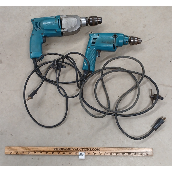 LOT OF 2 - MAKITA HAMMER DRILLS