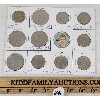 Image 1 : LOT OF 12 - U.S. 50 CENT & $1 COINS - INCL 1974 & 1976, ETC.