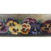 Image 3 : PANSIES BY C.H. FOSS - FRAMED OIL ON BOARD