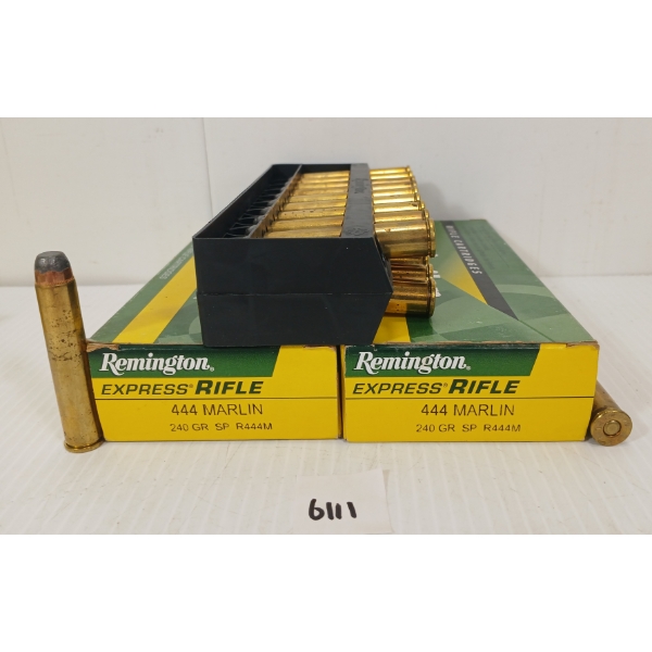 AMMO: 40X REMINGTON EXPRESS RIFLE .444 MARLIN - 240GR - SP