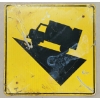 Image 1 : STEEP HILL AHEAD - SINGLE SIDED METAL SIGN