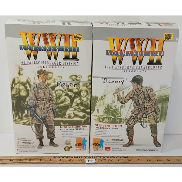 LOT OF 2 - DRAGON WWII MODELS - INCL 1944 NORMANDY "DANNY" & ARDENNES "MEYER"