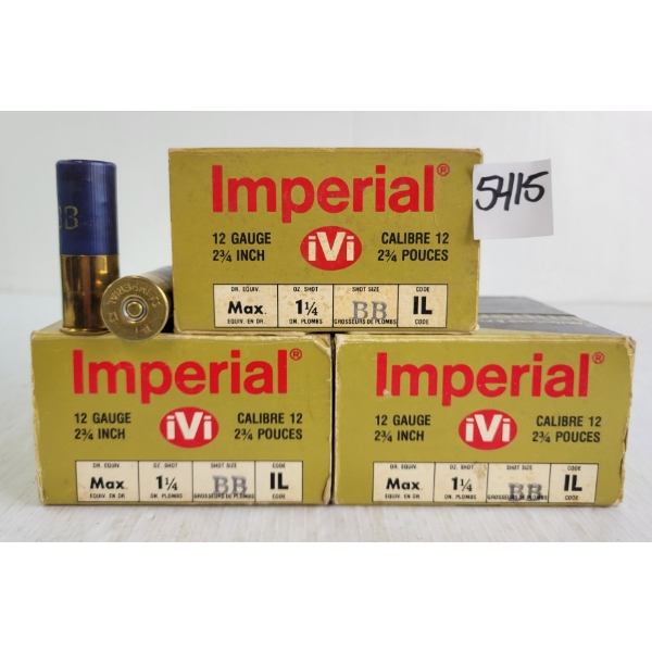 AMMO: 75X IMPERIAL 12GA - 2-3/4IN - #2 SHOT