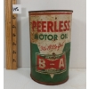 Image 1 : B-A BOWTIE PEERLESS MOTOR OIL QT CAN 