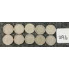 Image 2 : LOT OF 10 - 1944-1966 CDN 10 CENT COINS