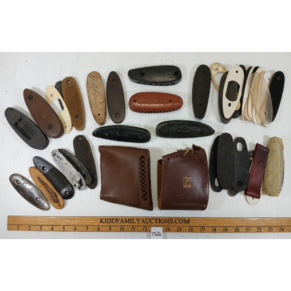 QTY OF BUTT PLATES & PADS