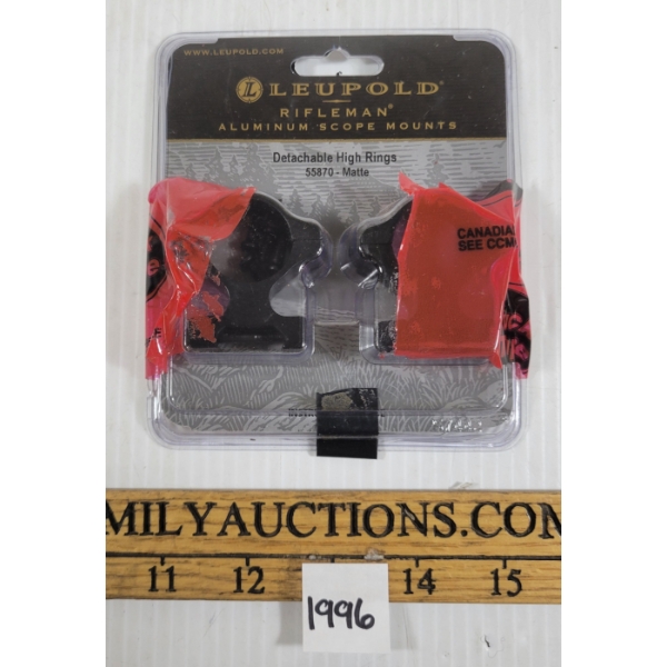 LEUPOLD RIFLEMAN ALUM DETACHABLE HIGH RINGS