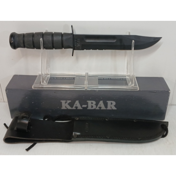 KA-BAR FIGHTING KNIFE W/ SHEATH