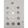 Image 2 : LOT OF 13 - CDN 25 CENT PCS - INCL 1940 & 1944 SILVER PCS 
