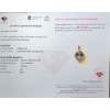Image 5 : GOLD PLATED ROUND CUT NATURAL BLUE SAPPHIRE & CUBIC ZIRCONIA HEART PENDANT ($1,038.00 APPRAISAL)