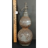 Image 2 : D. FEVRE PATENT PARIS & LONDON - SELTZAGEN BLOWN GLASS DOUBLE GOURD - SELTZER BOTTLE