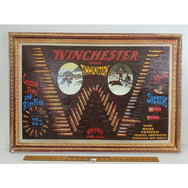WINCHESTER AMMUNITION "W" BULLET PLASTIC DISPLAY