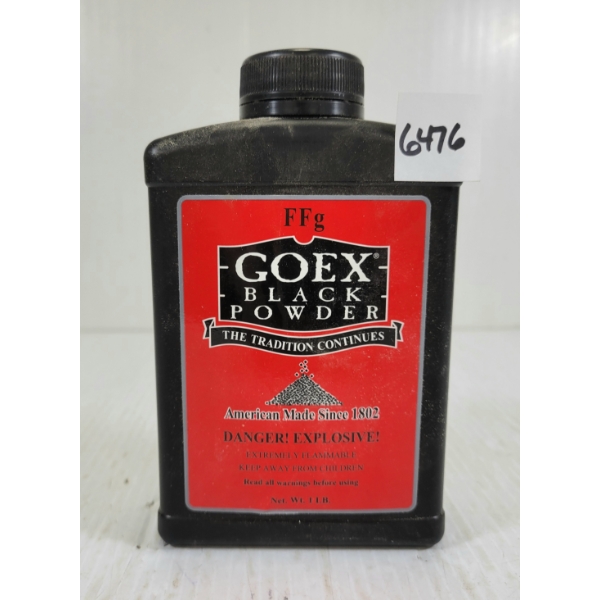 POWDER: GOEX BLACK POWDER FFG - 1LBS