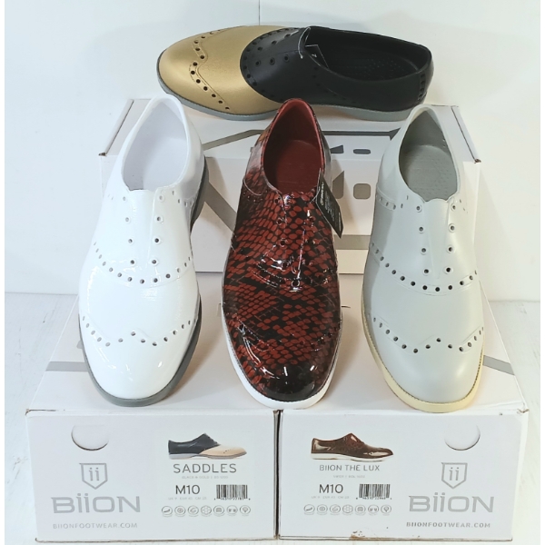 LOT OF 4 - BIION SHOES - FT THE LUX, THE BRIGHTS & THE SADDLES STYLES