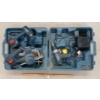 Image 3 : LOT OF 2 - BOSCH TOOL SET & RECIPRICATING SAW - INCL CIRCULAR SAW, DRILL, FLASH LIGHT & CHARGER