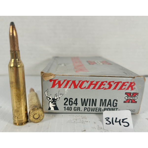 AMMO: 20X WINCHESTER .264 WIN MAG - 140 GR SP