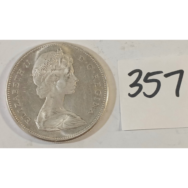 1967 CDN CENTENNIAL SILVER DOLLAR