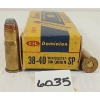 Image 1 : AMMO: 20X CIL DOMINION .38-40 WIN - 180GR - SP
