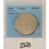 Image 3 : 1964 CDN SILVER DOLLAR - CCCS GRADED